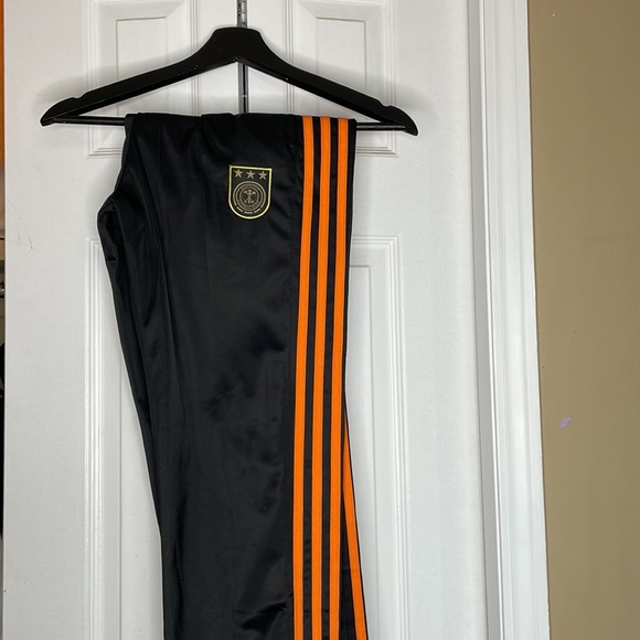 Adidas Deutscher Germany Tracksuit, Large, Black and Orange - Picture 3 of 5